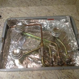 Not exactly a Mod ... to help keep things clean I lined the Stove with Foil