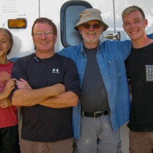 4 Generations June 09, 2015 - OneOleMan, his son Jeff, grandson Andy and great granddaughter Brooke.