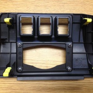 Factory integrated brake controller panel but with a panel installed to mount Tekonsha P-3 brake controller.  Available as shown from ESP Truck Access