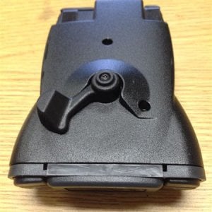 Underside of P3 Controller.  Note manual brake level on bottom.