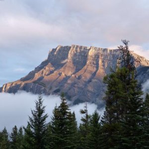 From Banff campground, Tunnel Mountain Village II