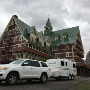 Prince of Wales Hotel in Waterton Lakes, Alberta.