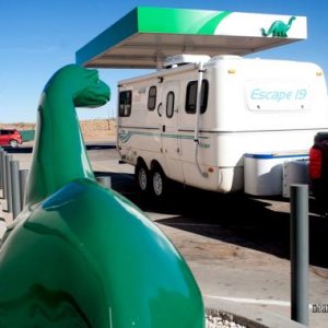 Sinclair gas station deep in Navajo country