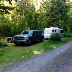 a nice stream is running right behind this campsite