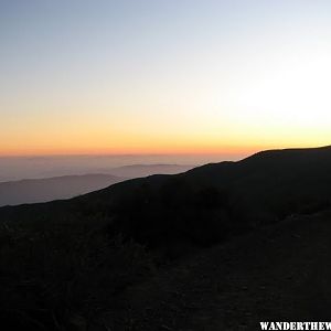 Sunset over the Channel Islands