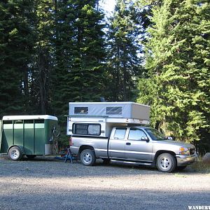 Trail head camping