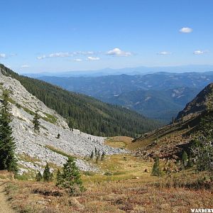 From Bee Tree Gap, heading home