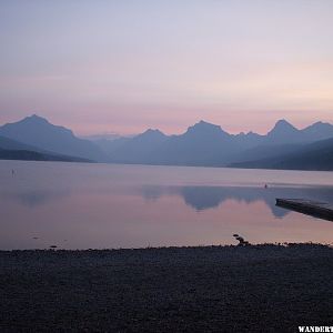 Early morning at Lake McDonald, Glacier National Park