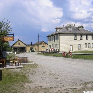 Restored Fort Steele, southeast BC