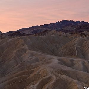 The First Pink of Dawn at Zabriske Point