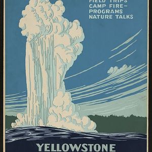 Yellowstone National Park - Work Projects Administration Poster 1938