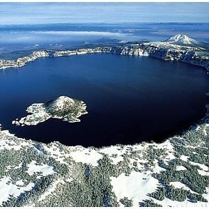 Aerial View - Crater Lake