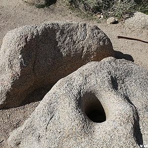 Native American grinding stone - Cottonwood Spring