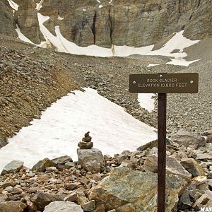 The Rock Glacier in Wheeler Peak Cirque