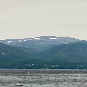 Still snow at higher elevations