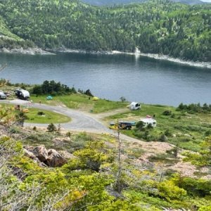 Our campsite in La Scie