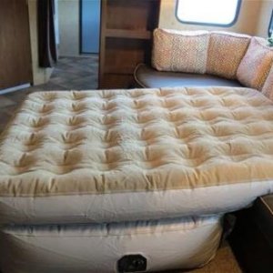 The included air mattress.