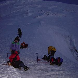 On top of the DC looking towards the summit