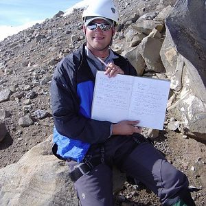 Summit register 14,411'