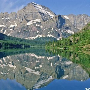 Lake Josephine with Mt Gould