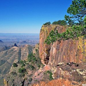 View from Big Bend's Chisos Mountains