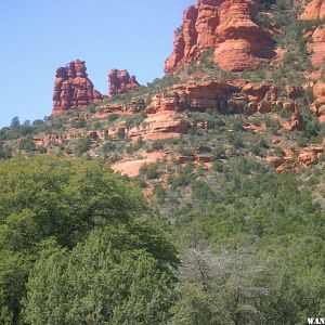 Driving Up Oak Creek Canyon