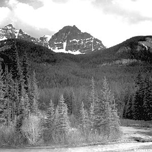 "Mountains - N.E. Portion, Yellowstone National Park" by Ansel Adams, ca. 1933-1942