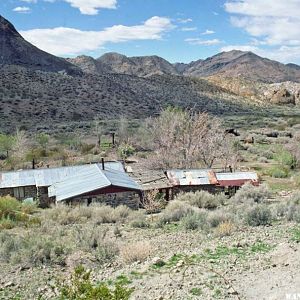 The Barker Ranch--bathtub at far left