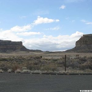 Fajada Butte and Chacra Mesa