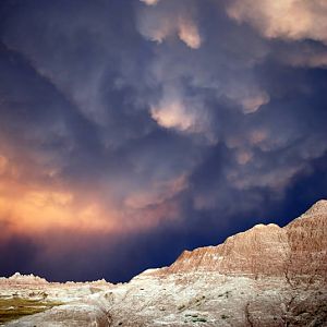 Storm in Badlands