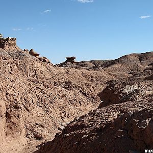 Trail linking the campground and Goblin Valley