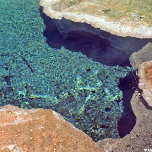 Hot spring near Old Faithful Inn