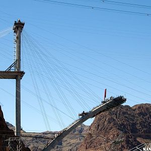 Constructin of New Bridge Over Hoover Dam