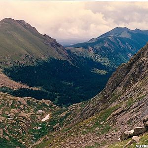 View Down the Upper Sand Creek Drainage