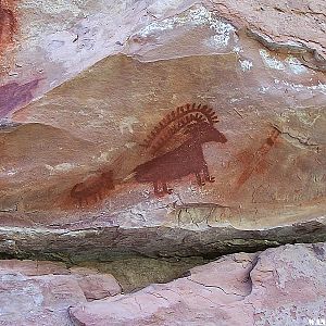 Deluge Shelter Pictographs