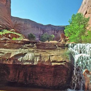 A Small Waterfall near the Escalante River