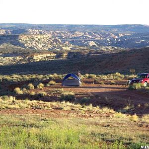 BLM Camping Area at Horseshoe Canyon