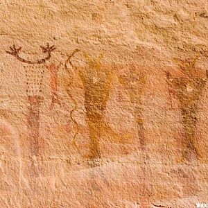 Pictographs in Buckhorn Draw