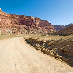 Leaving San Rafael River by Cottonwood Draw