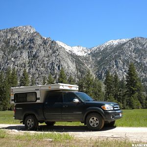 View of Sawtooths from Atlanta