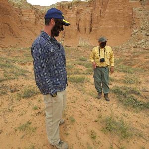 The Captain and SimiMike--Gypsum Sinkhole