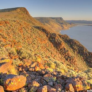 Abert Rim, looking south