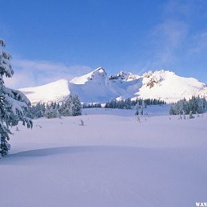 Broken Top in Winter