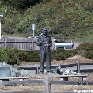 Statue at Mal Coombs Park