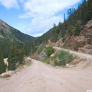 Sharp Turn on Fall River Road