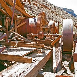 Mine Ruins in Pleasant Canyon