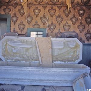 Spooky Coffin at the Undertaker's--Bodie State Park