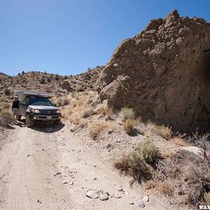 On the way from Sunny Boy Pass to the East Walker River