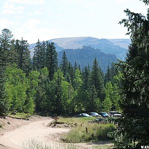 Crags trailhead at The Crags Campground