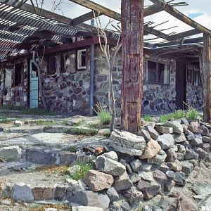 The Shady Veranda at the Barker Ranch